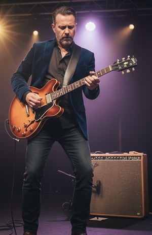 Photo of Stewie Napier, the band's Guitarist